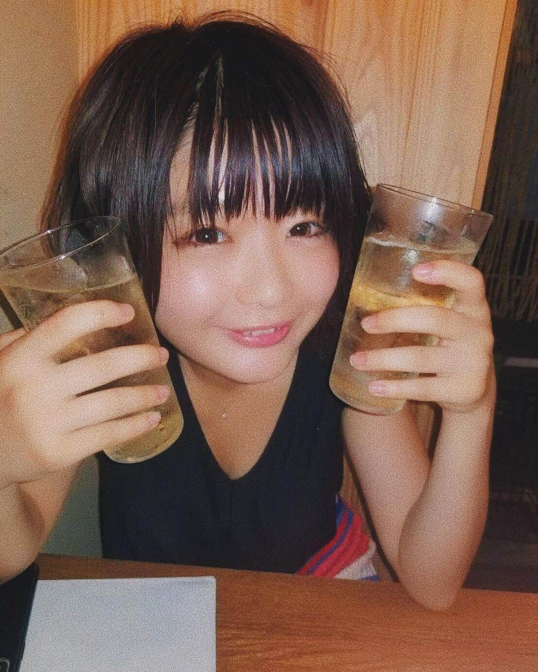 藤田もも（桃咲あや）さんのインスタグラム写真 - (藤田もも（桃咲あや）Instagram)「ハイポール飲んでいい気分。 #るん #これから色々報告あるんだ #わくわく」7月22日 20時47分 - momo_pon12