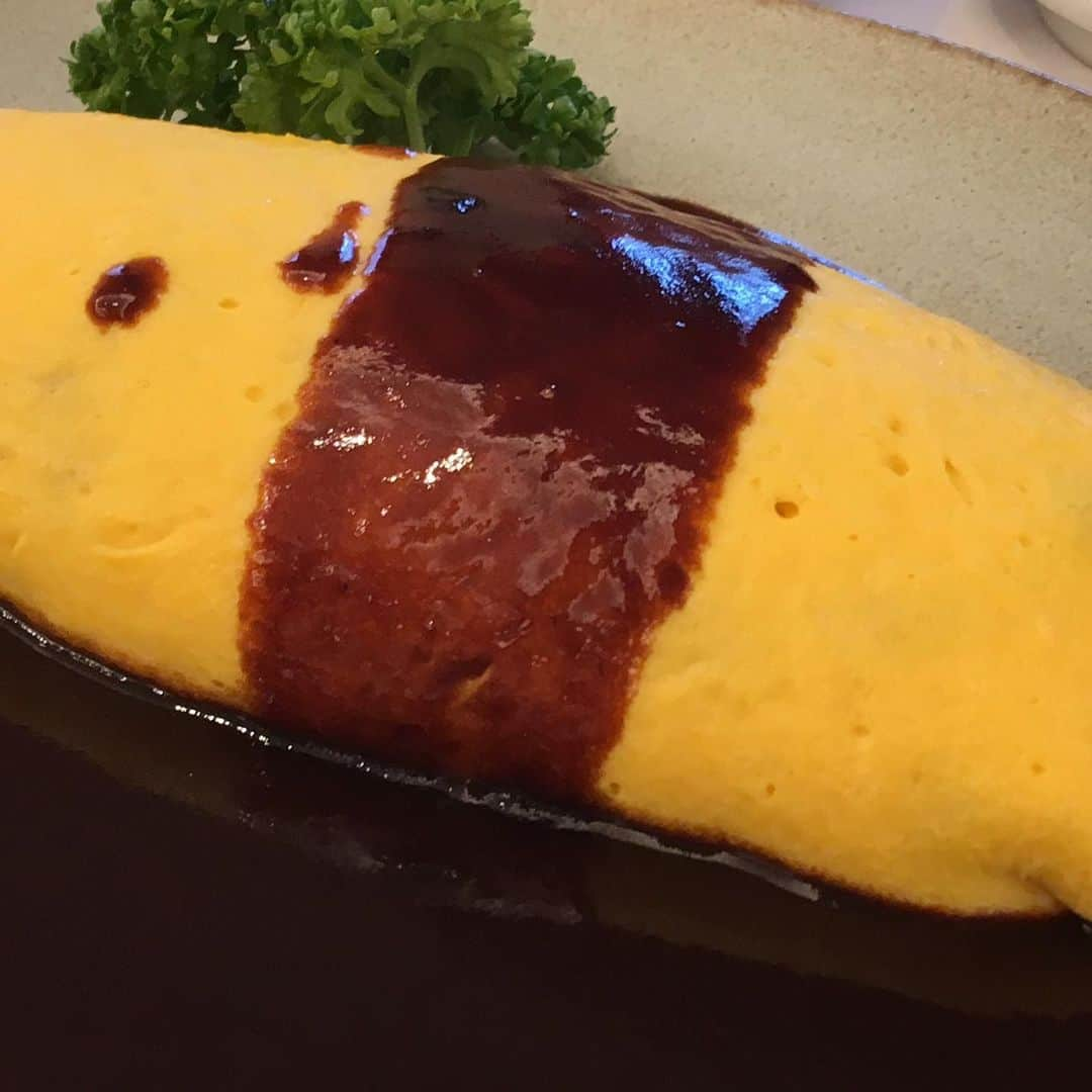 柳家さん生さんのインスタグラム写真 - (柳家さん生Instagram)「7/22昼ご飯だぁ〜 富山電気ビルレストランのハムオムライス👍おいひぃ😍」7月22日 12時11分 - waraiguma1957