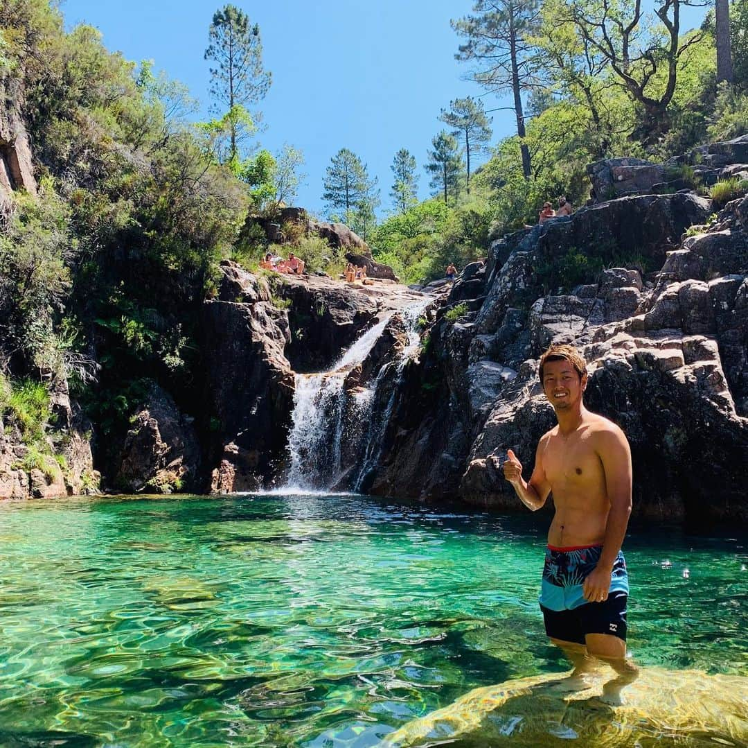 安西海斗のインスタグラム：「Refresh👍🏔 #braga#parquenacional #penedageres」