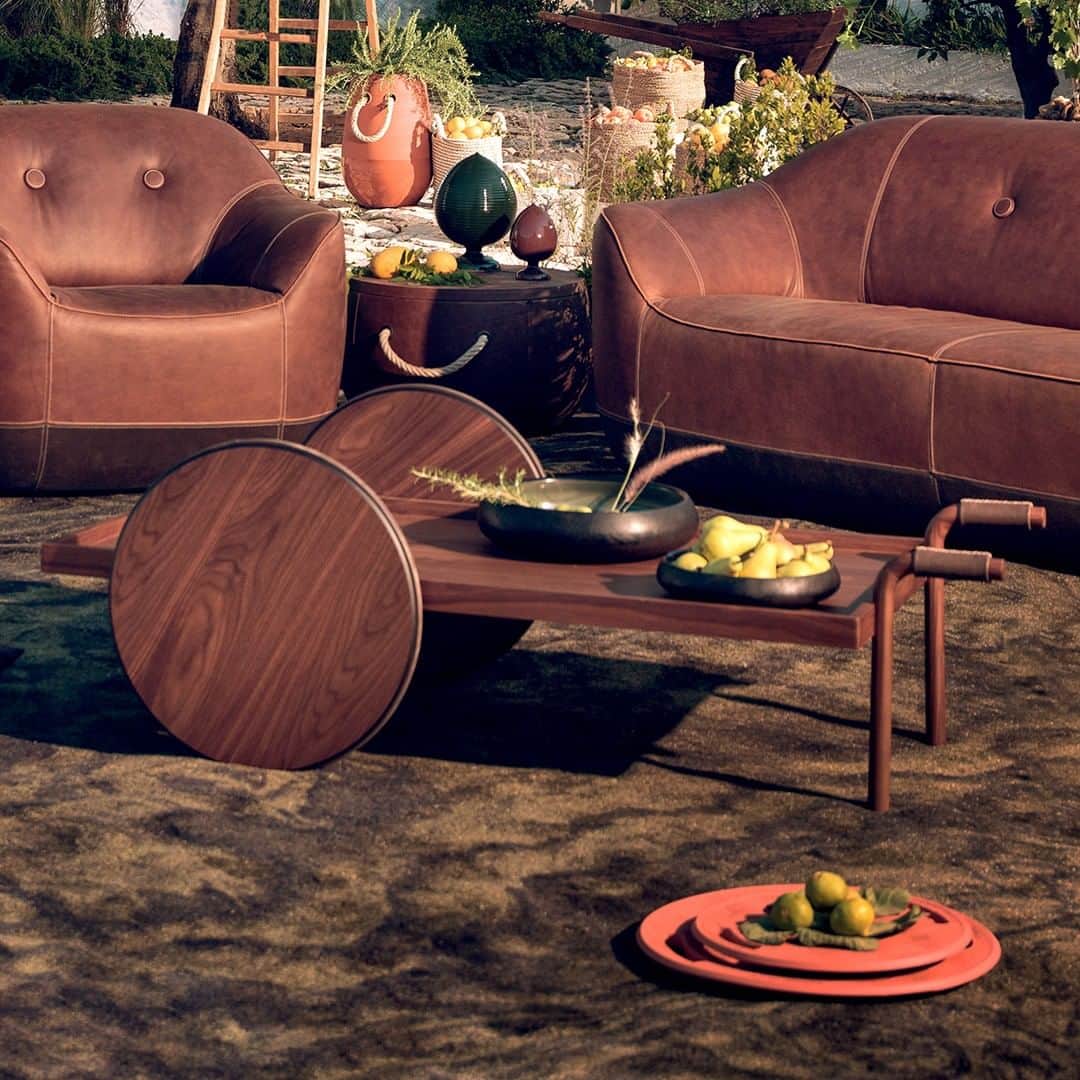Natuzzi Officialさんのインスタグラム写真 - (Natuzzi OfficialInstagram)「Barrow coffee table it's an homage to the Apulian rural tradition. Simple and made of warm colors and materials it aims to fit any living room.  #Natuzzi #NatuzziItalia #comfort #elegance #design #lifestyle #style #furniture #homefurniture #madeinitaly #living #interiordesign #decor #furnituredesign #homedesign #inspiration #interior #instadesign #designlovers #italianstyle #homedecor #lovedesign #designers #designer」7月22日 19時00分 - natuzzi