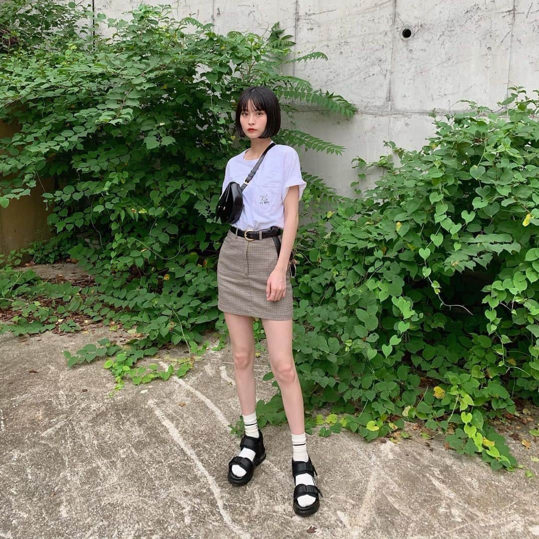 横田ひかるさんのインスタグラム写真 - (横田ひかるInstagram)「スクールガール🌤⛅️🌥 #ootd #私服」7月22日 21時51分 - _rncn950805