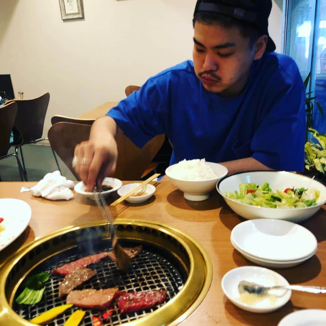 金村義明さんのインスタグラム写真 - (金村義明Instagram)「#次男坊と焼肉」7月22日 22時06分 - yoshiaki_kanemura