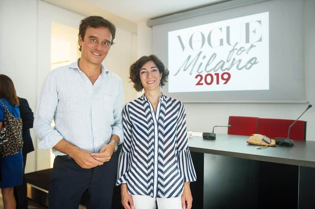 Vogue Italiaさんのインスタグラム写真 - (Vogue ItaliaInstagram)「Our Editor in Chief @efarneti and @cristajani during the #vogueformilano19 press conference that took place this morning at @palazzomorando. Are you ready for the next Vogue For Milano Edition on September 12th? An event organized by #VogueItalia under the patronage of @comune_milano, a very special evening with the most important brands, boutiques and stores located in the prestigious Quadrilatero della Moda, a treasure hunt, an exclusive concert at Piazza del Duomo and a secret party!  Discover all you need to know about the event on vogue.it and stay tuned for more!」7月22日 22時34分 - vogueitalia