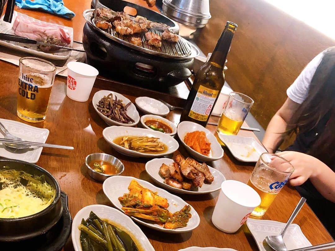 吉田有希さんのインスタグラム写真 - (吉田有希Instagram)「Korean food🥘✨ #korea #koreanfood #memory #delicious #withfriends」7月22日 22時54分 - yuuki329_h