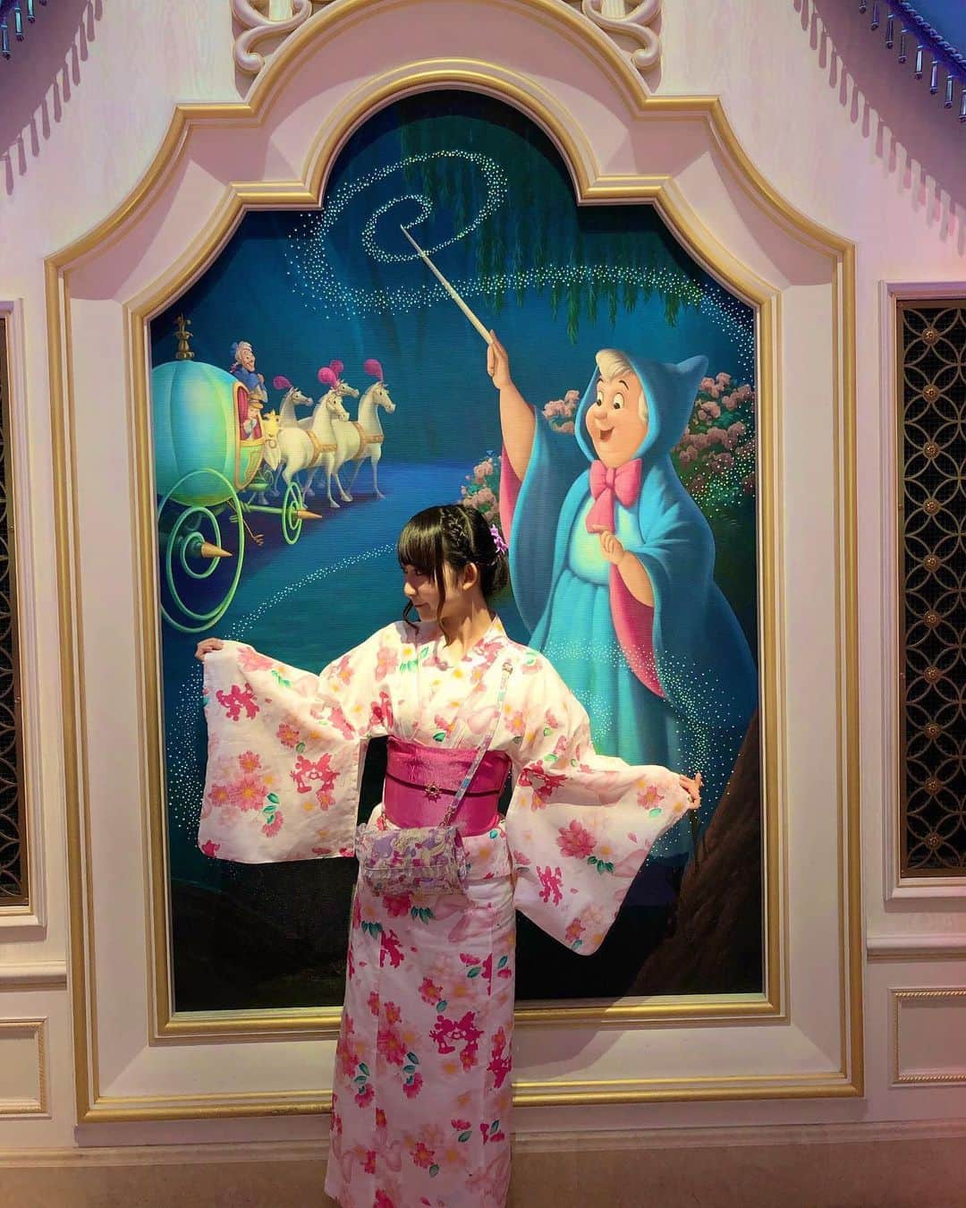 秋田知里さんのインスタグラム写真 - (秋田知里Instagram)「‪でずにーいきたい‬ ‪#disney #Disneyland #浴衣ディズニー ‬#秋田知里」7月22日 23時00分 - akitachisato_official