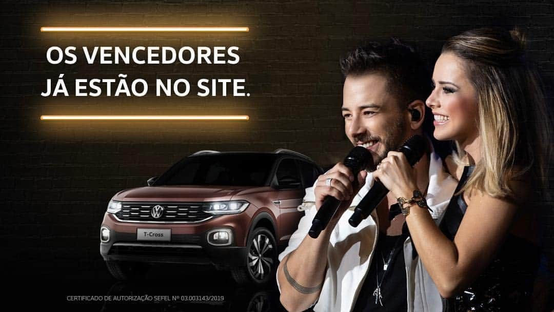 Volkswagen do Brasilさんのインスタグラム写真 - (Volkswagen do BrasilInstagram)「Agora é hora de pular! Os vencedores dos shows de agosto já estão no site. Acesse o link na bio e conheça os vencedores. CERTIFICADO DE AUTORIZAÇÃO SEFEL nº 03.003143/2019」7月22日 23時16分 - vwbrasil