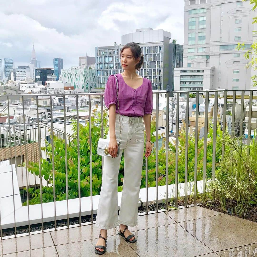 布川桃花さんのインスタグラム写真 - (布川桃花Instagram)「もうすぐ梅雨明けかな⛅️ . #momoka_fashion」7月22日 23時36分 - momoka_fukawa