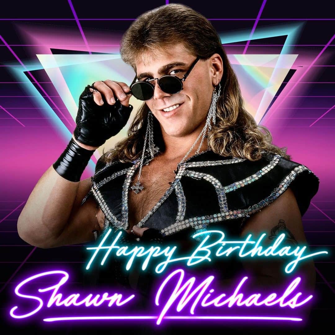 WWEさんのインスタグラム写真 - (WWEInstagram)「Happy birthday to the #HeartbreakKid, #ShawnMichaels! 💔」7月23日 0時00分 - wwe