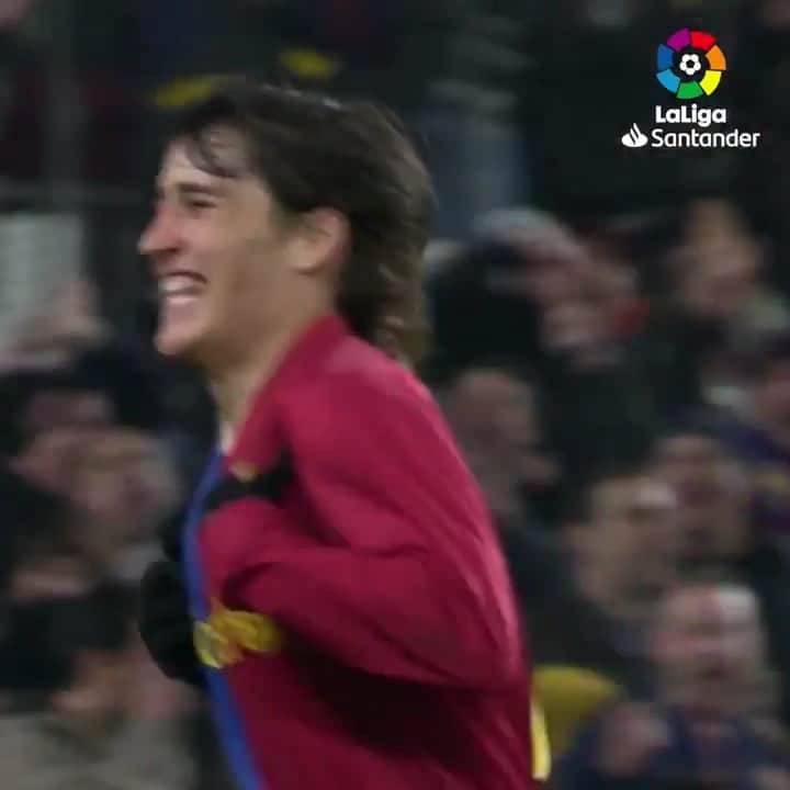 ボージャン・クルキッチのインスタグラム：「Was always easy to score from a @xavi pass! 👌🏻 #laliga #throwback」