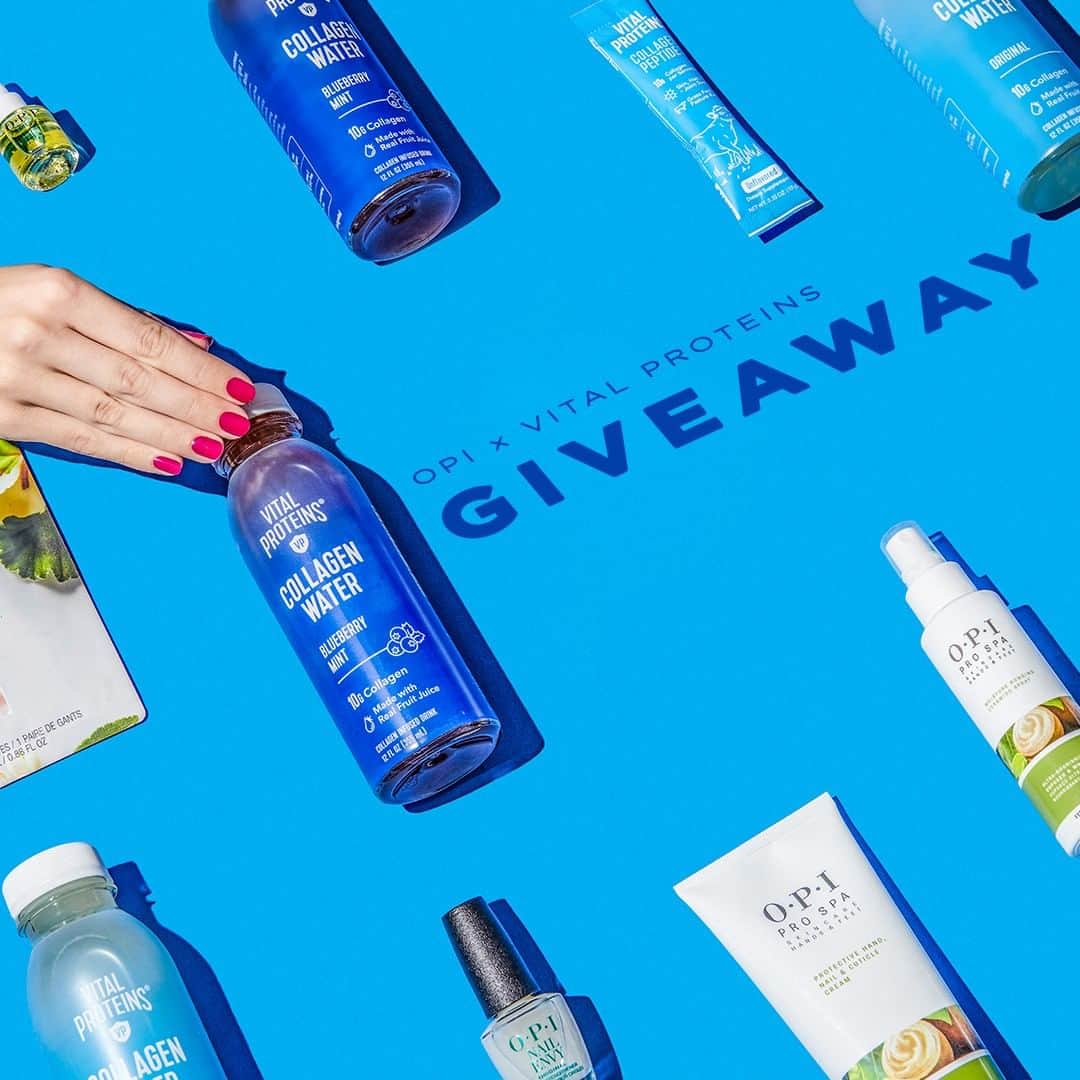 OPIさんのインスタグラム写真 - (OPIInstagram)「💅GIVEAWAY💅 Say hello to beautiful, strong nails! We’ve teamed up with @VitalProteins to give 2 lucky winners the ultimate nail care set! ⁠ Want to win? Here’s how to enter:⠀⠀⁠ ⠀⠀⁠ 💅 Like this photo⁠ 💅Follow both @opi and @vitalproteins⁠ 💅Tag your #OPIOBsessed bestie! ⁠ ⁠ [*No purchase necessary. US residents only, contest ends July 23, 2019 at 11:59 PM CST. Must be 18 years or older to win. By entering, you acknowledge that this giveaway is in no way sponsored, endorsed by or associated with Instagram. Winner will be randomly selected and notified directly.]」7月23日 1時30分 - opi