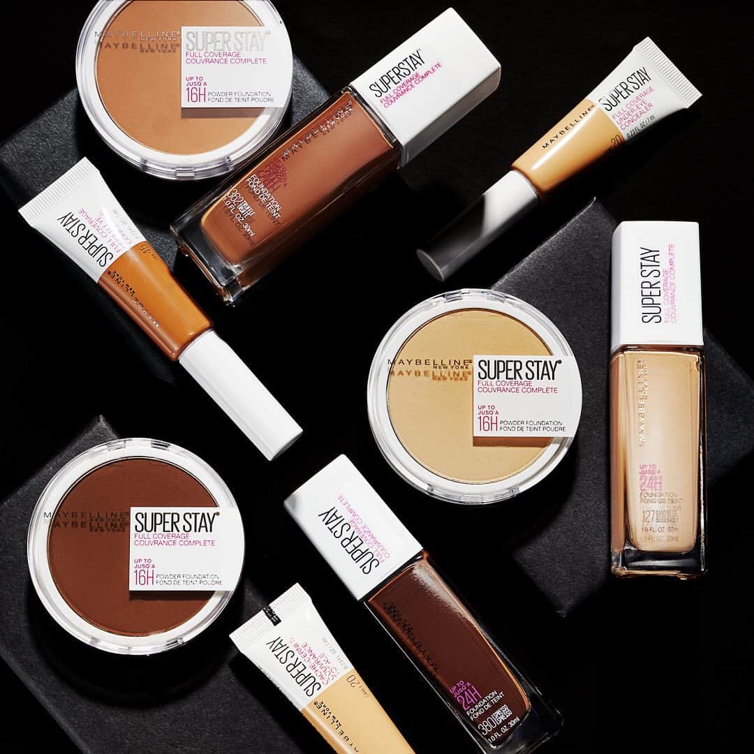 Maybelline New Yorkさんのインスタグラム写真 - (Maybelline New YorkInstagram)「Super Stay fam your collection is complete! 😍 Comment below with your favorite super stay product: #superstayfoundation powder, #superstayfoundation liquid, #superstayconcealer or all of them! ⬇️」7月23日 1時33分 - maybelline