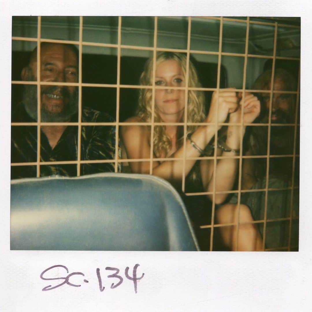 ロブ・ゾンビのインスタグラム：「It's been 14 years since THE DEVIL'S REJECTS was released! Holy crap where does the time go? I must say shooting that film was one of the best times I ever had. This picture is a never before seen continuity photo from scene 134. So old that it is a Polaroid! Ha! This pic was taken 15 years ago while shooting. 💀Anyway as the song says "the road goes on forever ". Big thanks to all the fans who have kept this movie alive! It's all because of you that the journey continues. So get ready 💀September 16th 💀the murder and mayhem returns with 3 FROM HELL!!!!!! 💀 What are your memories of the first time you saw The Devil's Rejects? #robzombie #sherimoonzombie #billmosely #sidhaig #thedevilsrejects #3fromhell #happyrejectsday」