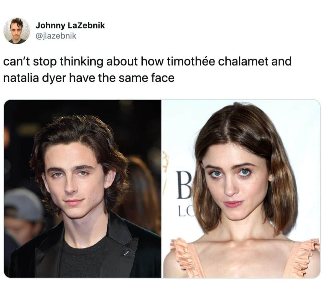 9GAGさんのインスタグラム写真 - (9GAGInstagram)「They'd make a great live-action Corpse Bride⠀ By jlazebnik | TW⠀ -⠀ #timothéechalamet #nataliadyer」7月23日 2時05分 - 9gag