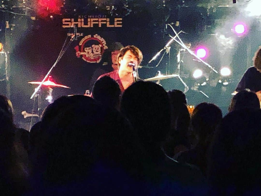 OKP-STARさんのインスタグラム写真 - (OKP-STARInstagram)「☺︎ 19/07/19. @吉祥寺SHUFFLE. . #WHITELIE #ホワライ @whitelie.jpn」7月23日 2時07分 - okp_bassman