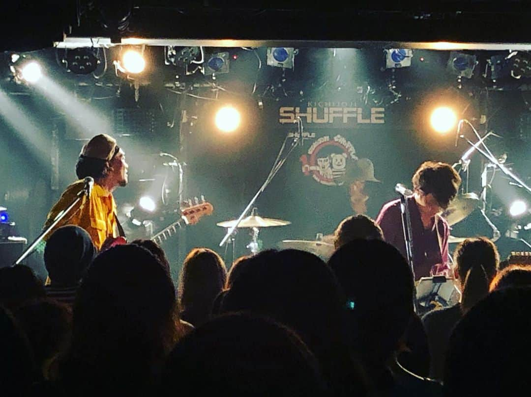 OKP-STARさんのインスタグラム写真 - (OKP-STARInstagram)「☺︎ 19/07/19. @吉祥寺SHUFFLE. . #WHITELIE #ホワライ @whitelie.jpn」7月23日 2時07分 - okp_bassman