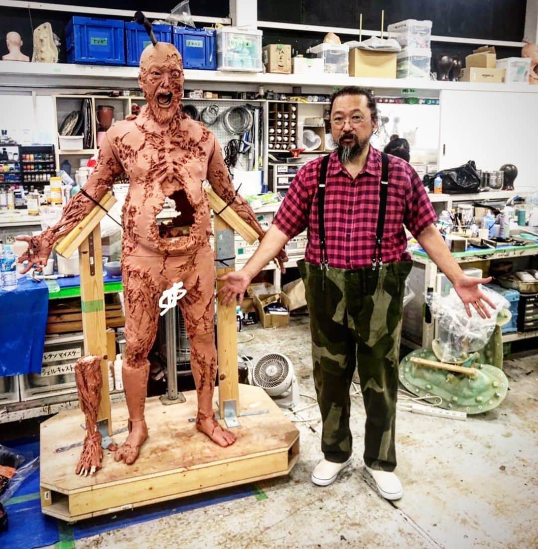 村上隆さんのインスタグラム写真 - (村上隆Instagram)「On the process. Murakami zombie sculpted: @amazing_jiro @ukita_jur @komayojur」7月23日 3時28分 - takashipom