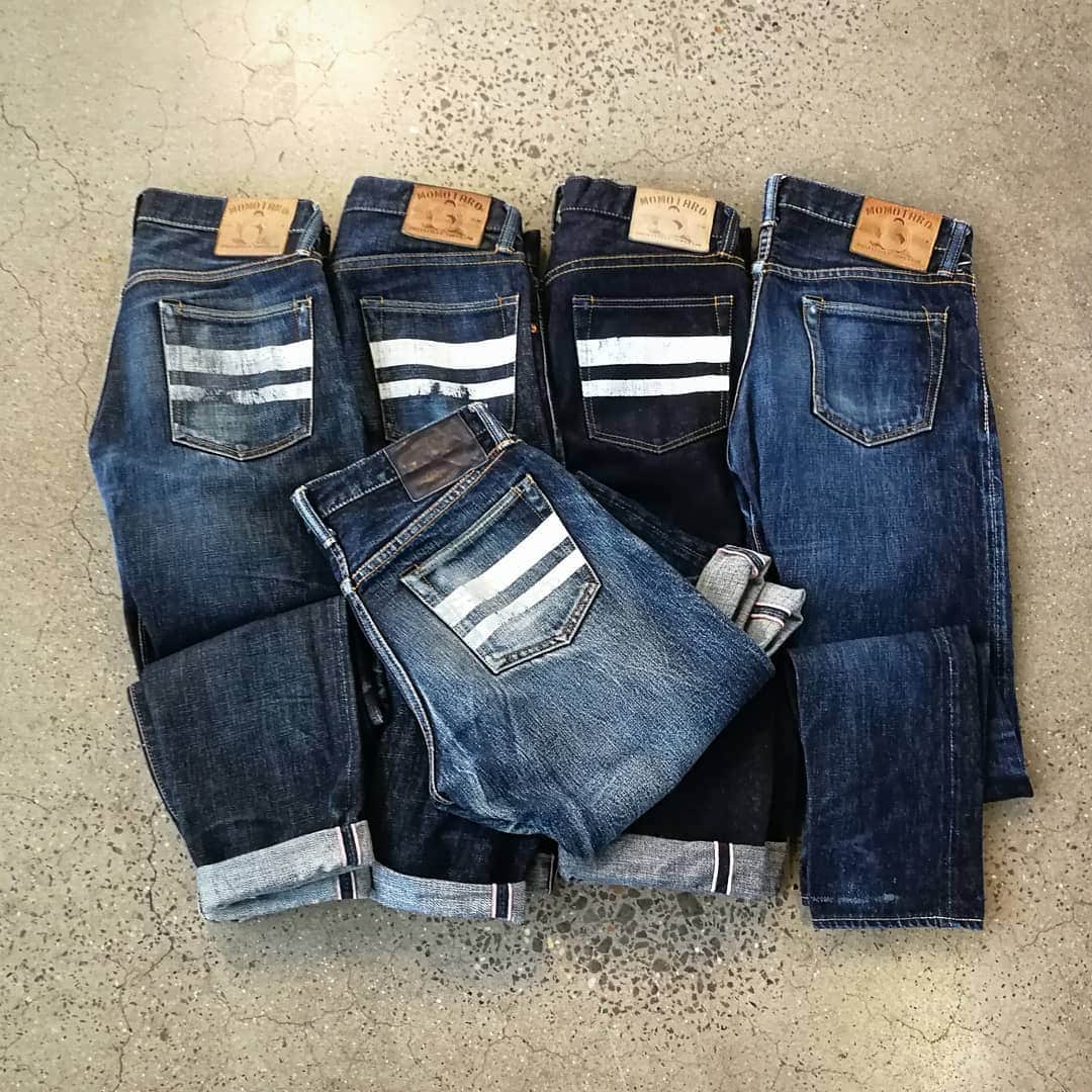 momotarojeansのインスタグラム：「My history... #kojima #kurashiki #okayama #jeans #denim #denimday #denimporn #denimhead #selvedge #selvage #selvedgedenim #selvedgeforum #denimevolution #selvedgemurah #unionspecial #goingtobattle #madeinjapan #japanesedenim #fading #naturalfading #madebyhand #madeinjapan #jeanslife #vintagejeans #fade #selvedge #mensweardaily」