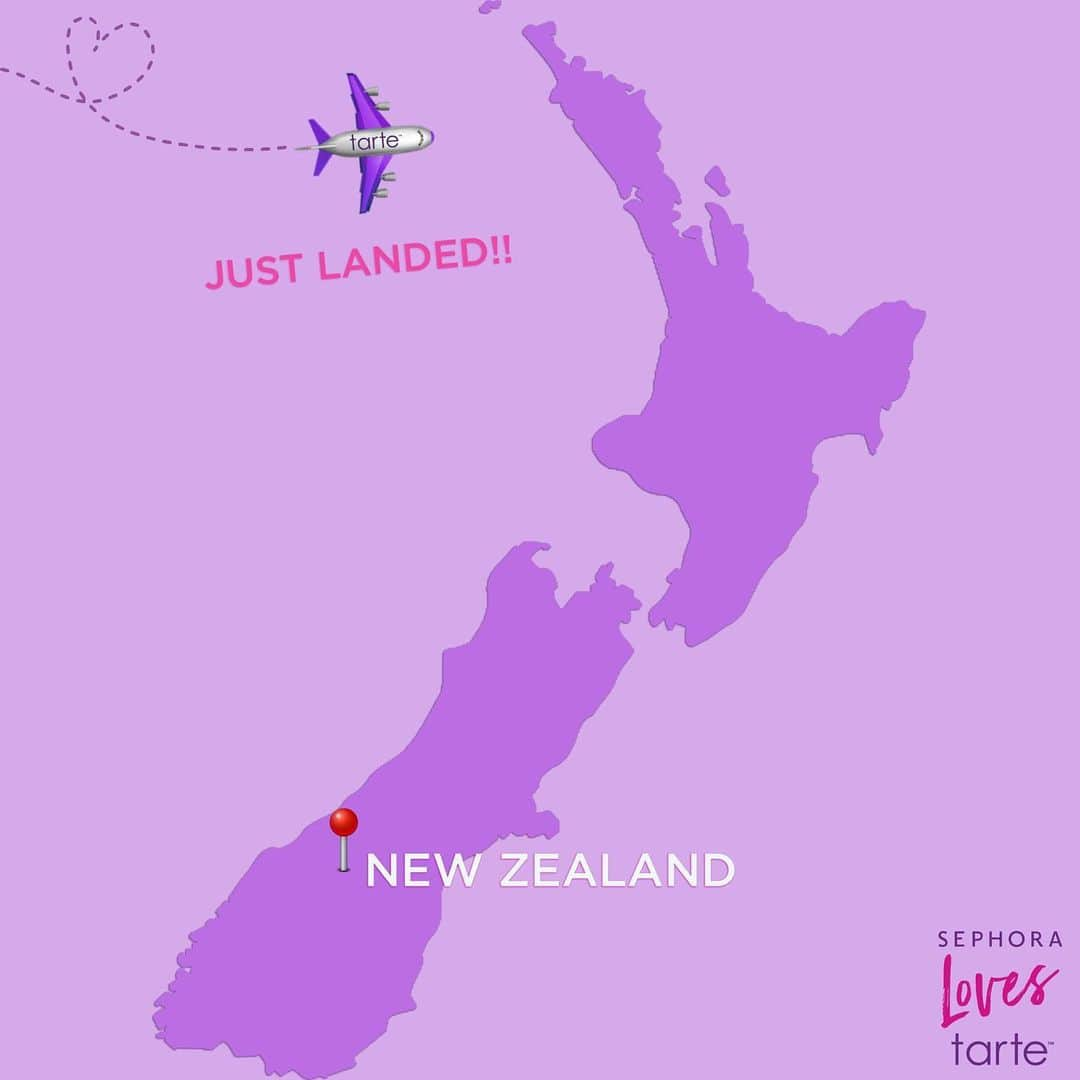 Tarte Cosmeticsさんのインスタグラム写真 - (Tarte CosmeticsInstagram)「SHOUTOUT to all our tartelettes in New Zealand! 💜💜💜 tarte is now available at the FIRST EVER @sephoranz store!!! TAG a friend below to spread the news 👇 #NewAtSephora #Sephoralovestarte」7月23日 4時13分 - tartecosmetics