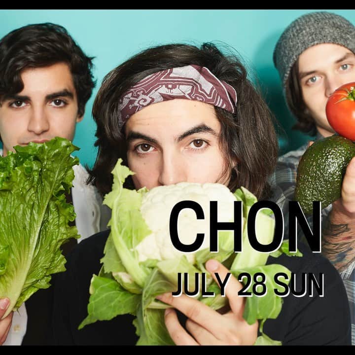 のインスタグラム：「‪🎦Message for #fujirock !‬ ‪CHON‬ . ‪JULY 28 SUN RED MARQUEE‬ ‪新世代最重要インストゥルメンタルバンド、CHON よりフジロックへメッセージ！‬ . ‪#fujirockfestival #フジロック‬」