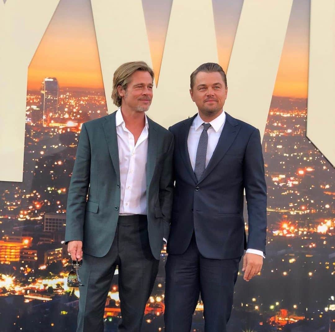 Men's Fashion Postさんのインスタグラム写真 - (Men's Fashion PostInstagram)「Brad Pitt and Leonardo DiCaprio at the world premiere of @onceinhollywood.」7月23日 15時02分 - mensfashionpost