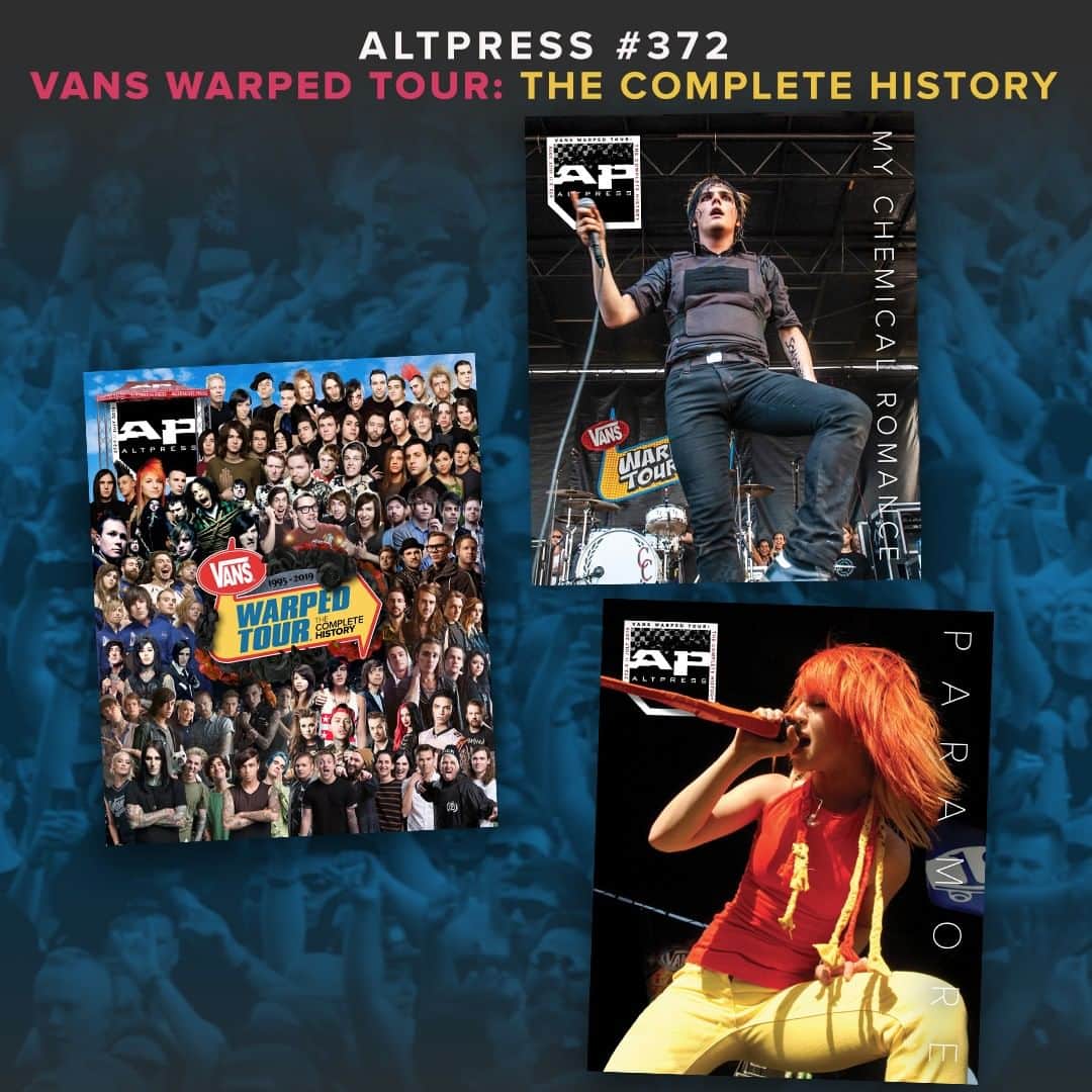 Alternative Pressさんのインスタグラム写真 - (Alternative PressInstagram)「The issues everyone is talking about! Relive @vanswarpedtour one more time with all 3 final, collectible Warped 25 covers commemorating all of your favorite artists and the best moments of Warped Tour 1995-2019⁠ LINK IN BIO⁠ .⁠ .⁠ .⁠ #vanswarpedtour #warpedtour #warped25 #warpedforever #foreverwarped #mychemicalromance #mcr #mychem #paramore #alternativepress #altpress⁠」7月23日 7時00分 - altpress