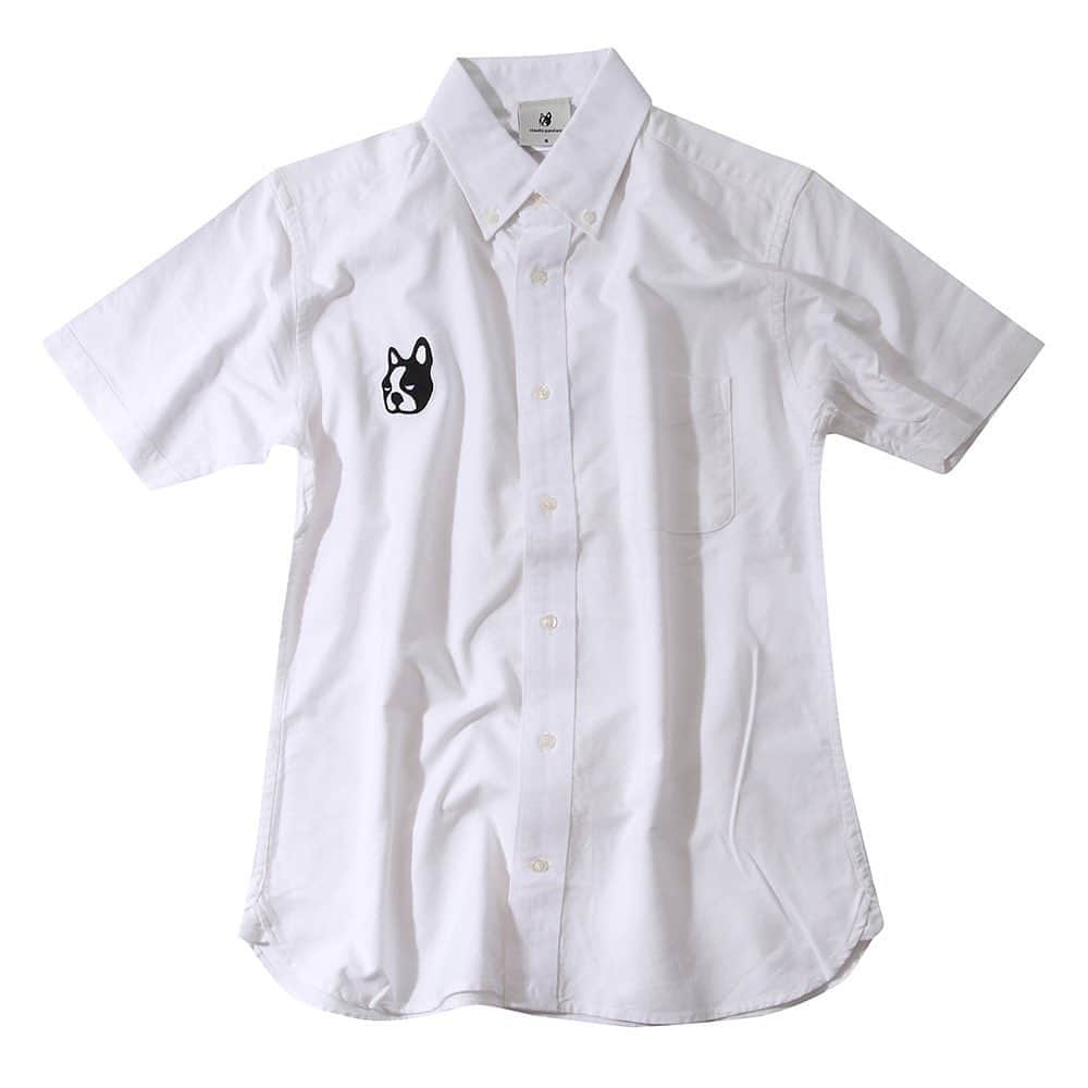 のインスタグラム：「WHITE. #shirt #white #claudiopandiani #frenchbulldog #bostonterrier #buhi #soccerjunky」