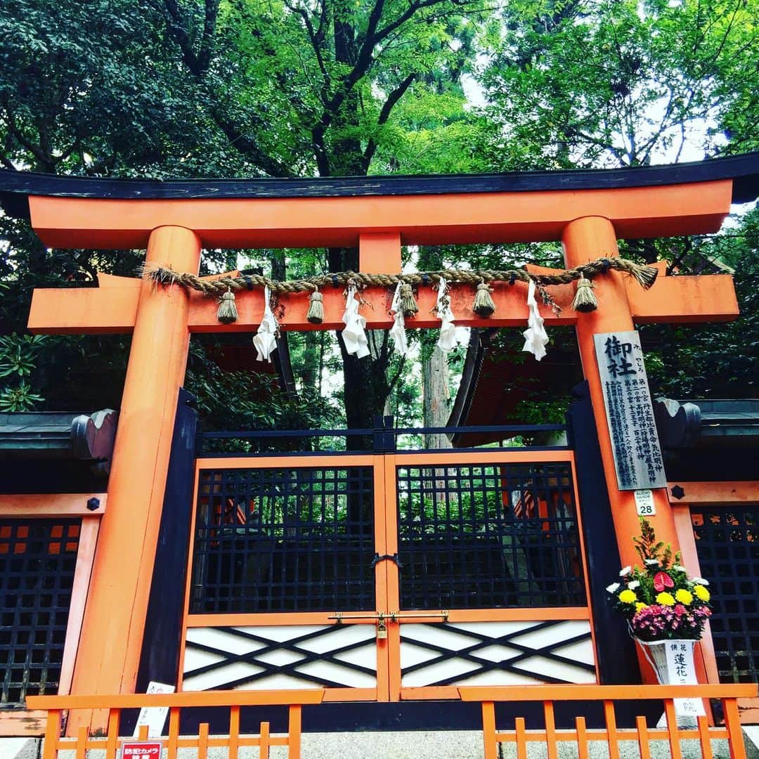 渋谷慶一郎のインスタグラム：「神仏集合。Japanese God in the place.」