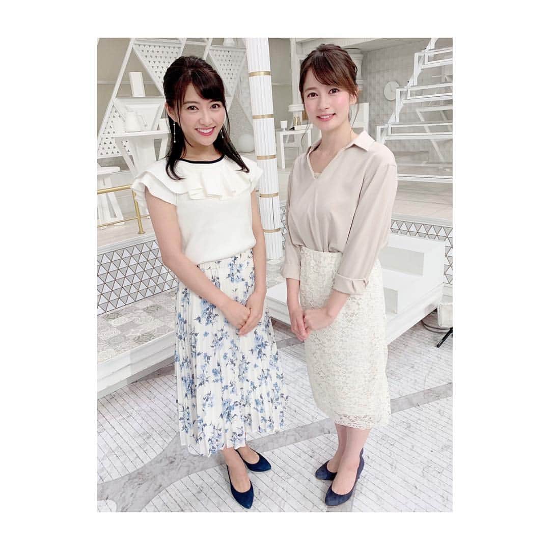久保井朝美さんのインスタグラム写真 - (久保井朝美Instagram)「📺 今日のTBS「ひるおび!」 宇内アナとお伝えしました😊 ． 同じ大学＆学部🎓 誕生日が1日違い🎂 2人ともアニメ好き💗 共通点多い😍笑 ． オンエア後 好きなアニメを語りました✨ ． #宇内梨沙 #アナウンサー #久保井朝美 #気象予報士 #アニメ好き女子 #アニメ好きと繋がりたい」7月23日 14時09分 - asami_k920