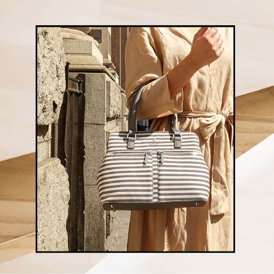 のインスタグラム：「Style stripes this season with the compact yet functional Pippa crossbody - now only £16 #ModaluMoments」