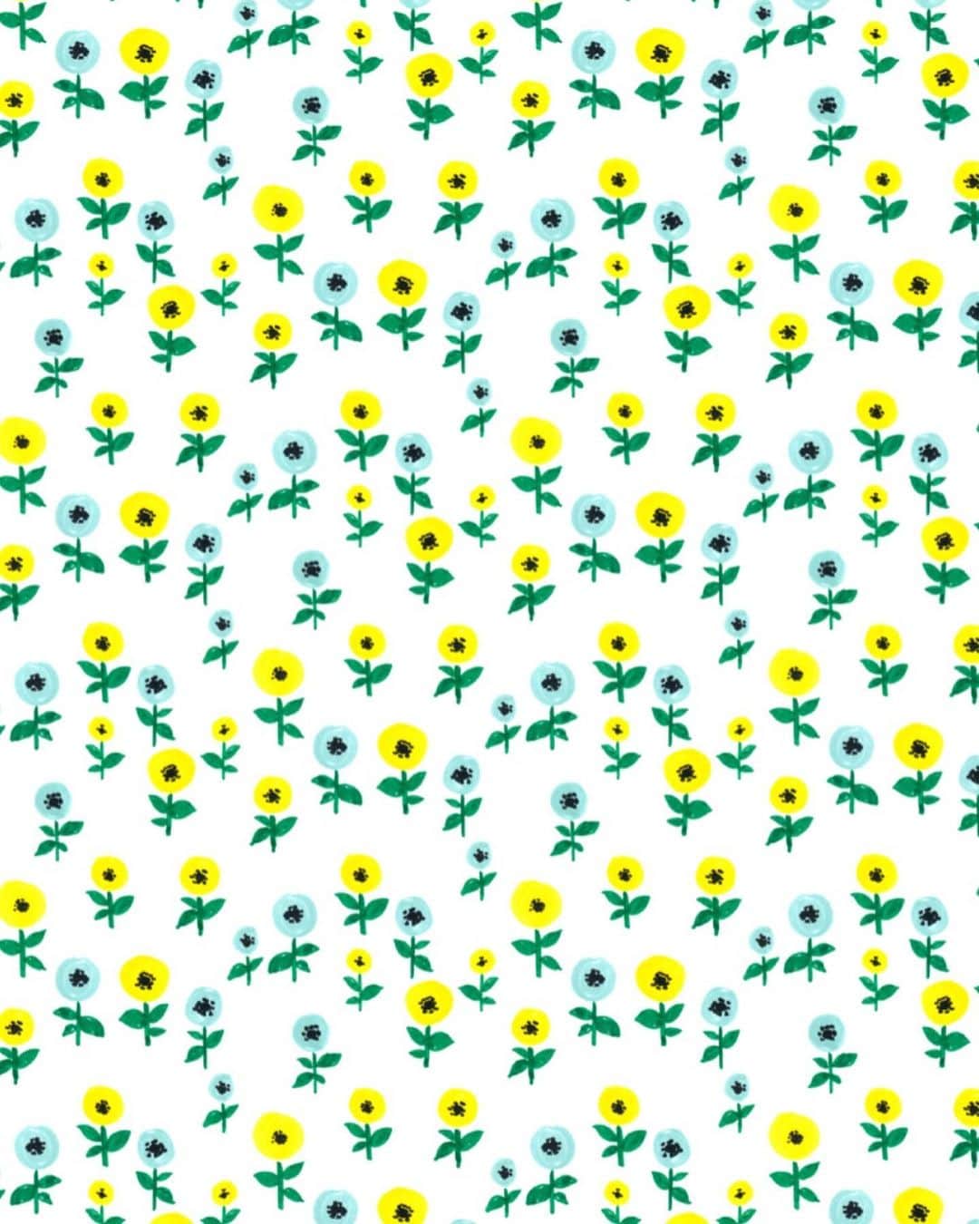関根正悟さんのインスタグラム写真 - (関根正悟Instagram)「“yellow blue green” ・ #flowerprint #textiledesign  #shogosekine」7月24日 0時04分 - shogosekine0319