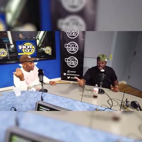 ファンクマスター・フレックスのインスタグラム：「Soooo @feliciathegoat came through for a freestyle but some things had to get cleared up 1st... #Freestyle128 #TylerTheCreator @funkflex w/ @djjuanyto on the turntables Beat by @budadafuture / @grandzmuzik  #linkinbio」