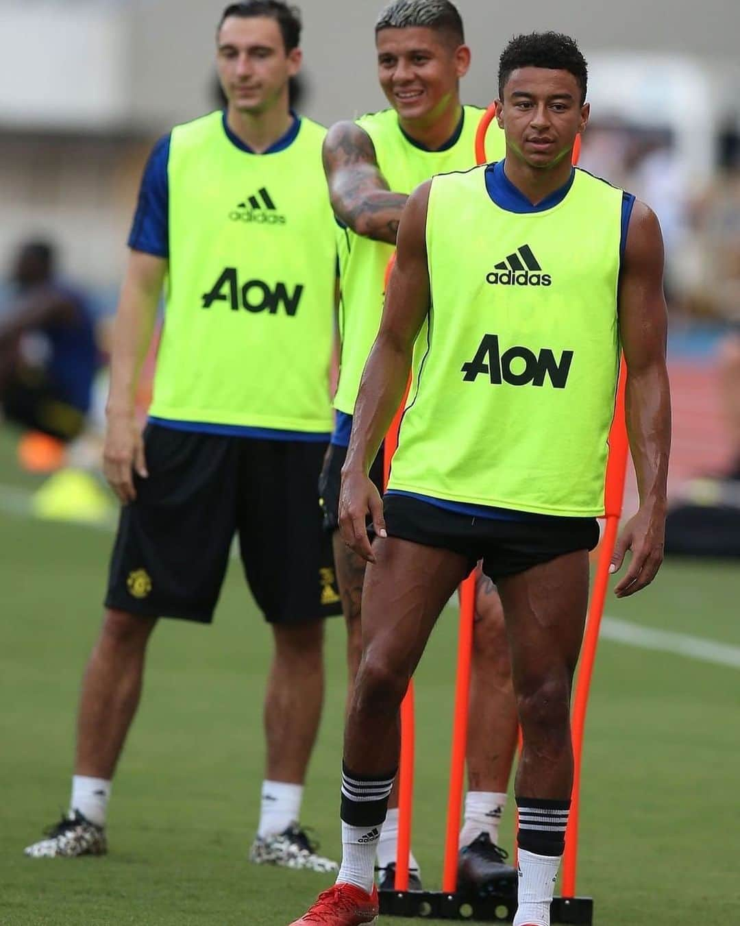 ジェシー・リンガードさんのインスタグラム写真 - (ジェシー・リンガードInstagram)「Tough But A Good First Session Today 🥵💪🏾 #MUTOUR」7月24日 0時46分 - jesselingard