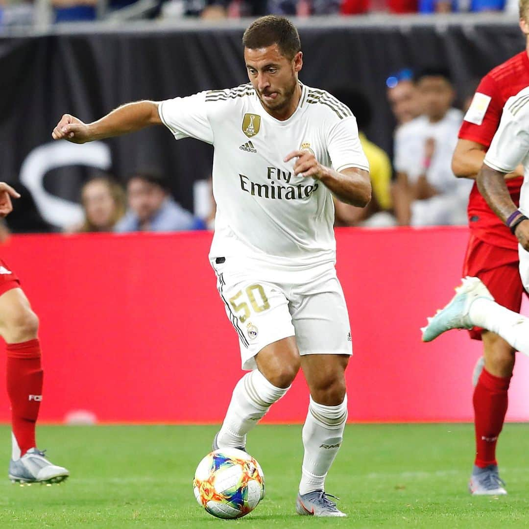 サッカーキングさんのインスタグラム写真 - (サッカーキングInstagram)「. Wear a White Shirt （2019.07.20） . 📷Photo by Tim Warner/International Champions Cup/Getty Images . #アザール #EdenHazard #Hazard #レアルマドリード #RealMadrid #HalaMadrid #ラリーガ #LaLiga #football #futbol #サッカー #⚽️ #サッカーキング」7月23日 16時38分 - soccerkingjp