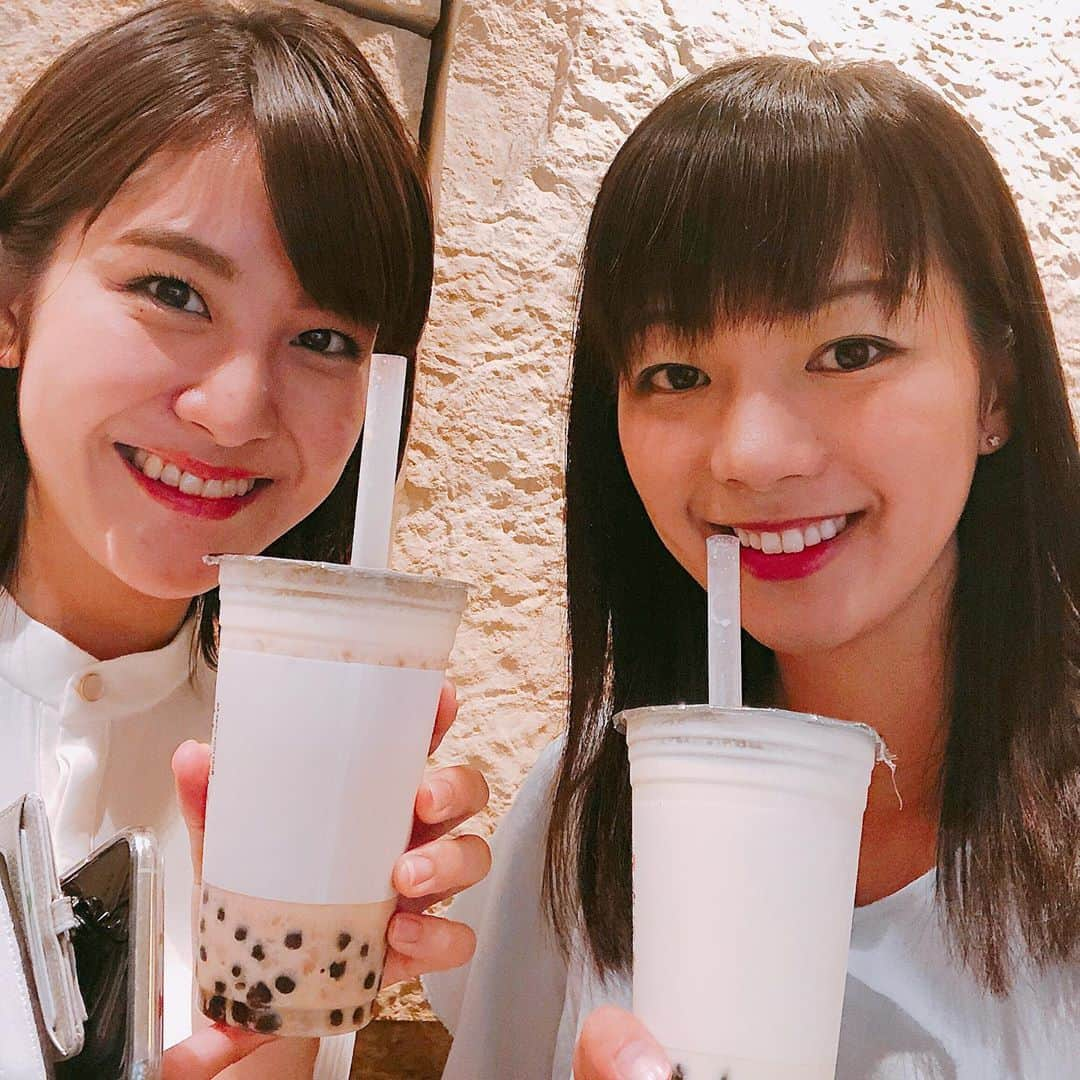 紀真耶さんのインスタグラム写真 - (紀真耶Instagram)「#ほっこり シリーズ 最近のこと！ 美桜ちゃんとタピオカ飲んで。 久冨さんとスイカを食べて。 玲奈ちゃんのコンサートを2日続けて観に行って！  お腹も心も満たされました(^^) 甘いものもフルーツも大好きです❤️ ☆ ☆ #タピオカ#スイカ#ミュージカル#コンサート#満腹#満心#笹本玲奈#久冨慶子 アナ#林美桜 アナ#紀真耶#テレビ朝日#アナウンサー」7月23日 18時36分 - maya0kino