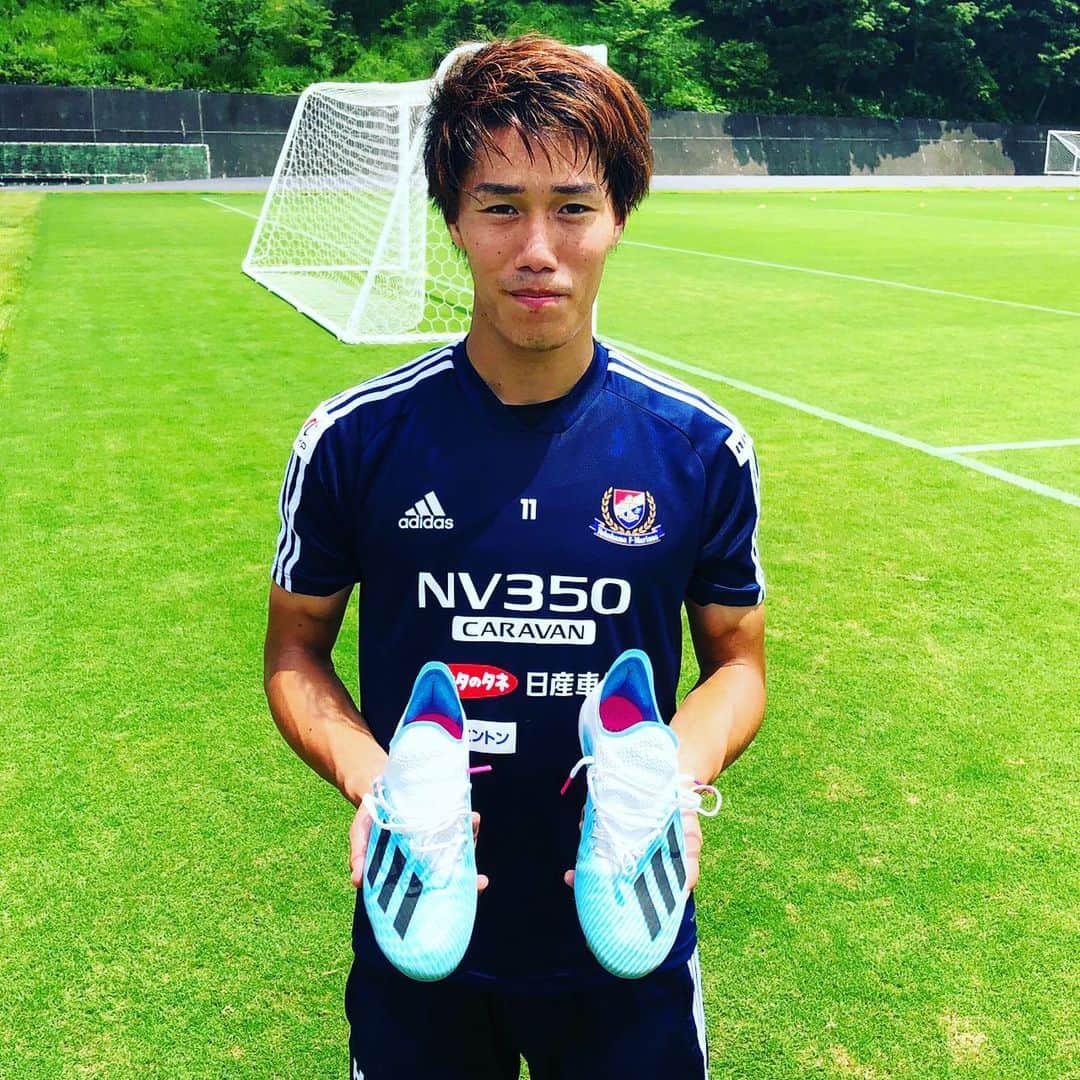 遠藤渓太さんのインスタグラム写真 - (遠藤渓太Instagram)「New shoes color🌊 #adidas #x19」7月23日 20時29分 - keita_1122