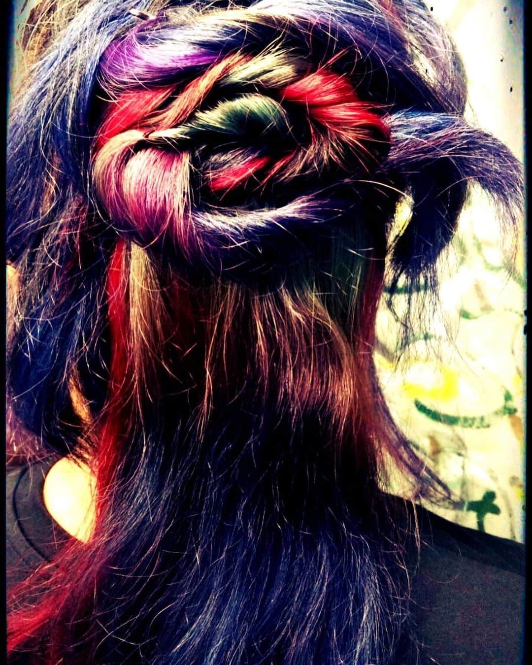 EVILさんのインスタグラム写真 - (EVILInstagram)「#evil  #everythingisevil  #kingofdarkness  #colorful  #hairstyle」7月23日 21時52分 - kingofdarkness_evil