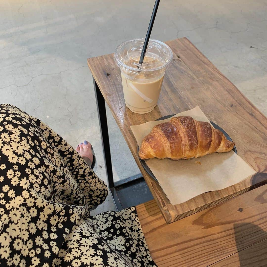 大坪はるらさんのインスタグラム写真 - (大坪はるらInstagram)「・ ・ クロワッサンブーム🥐 最近好きな組み合わせ ・」7月23日 22時23分 - harurappy_1211