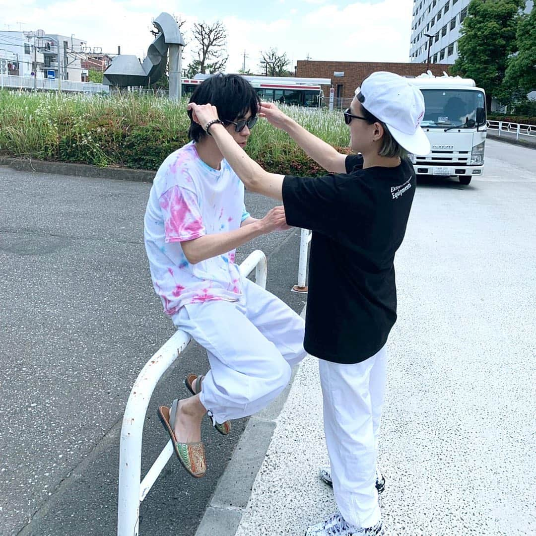 メンズノンノさんのインスタグラム写真 - (メンズノンノInstagram)「#成田凌 #Ryutaro #メンズノンノ8月号 #撮影風景 #成田凌の成分 #連載 #mensnonnno」7月23日 22時48分 - mensnonnojp