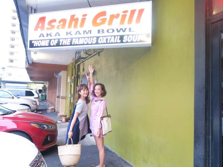 Mai Wakimizuさんのインスタグラム写真 - (Mai WakimizuInstagram)「本日のdinner♡実は初めてのAsahi Grillで、名物オックステールスープを♡パクチーもネギも苦手なので、どちらも抜いたものを別でオーダーしました♡笑  #wakkingourmet#asahigrill#hawaii#ハワイ」7月23日 22時49分 - wakkin__m