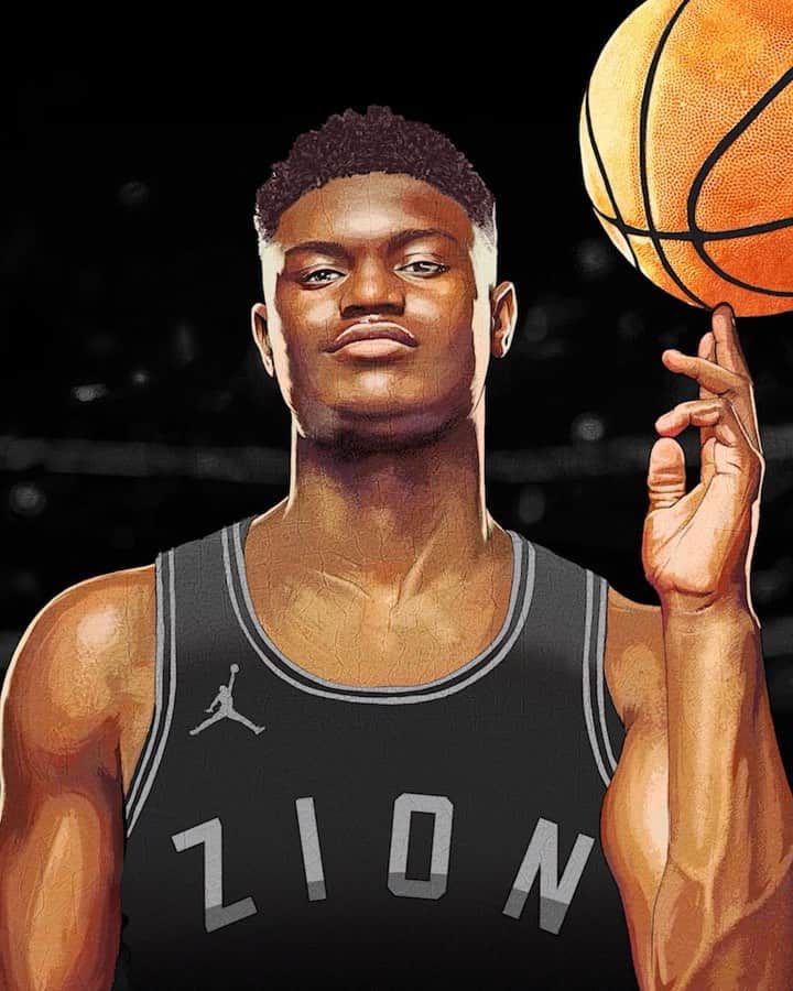 Jordanのインスタグラム：「Well, this should be fun.  Welcome to the family, @ZionWilliamson. #JUMPMAN」