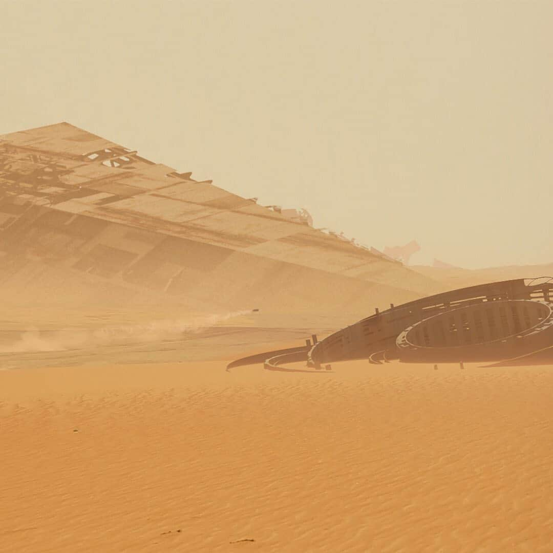 スター・ウォーズさんのインスタグラム写真 - (スター・ウォーズInstagram)「“Jakku!? That junkyard?” #TheForceAwakens concept art by Yanick Dusseault.」7月24日 1時43分 - starwars