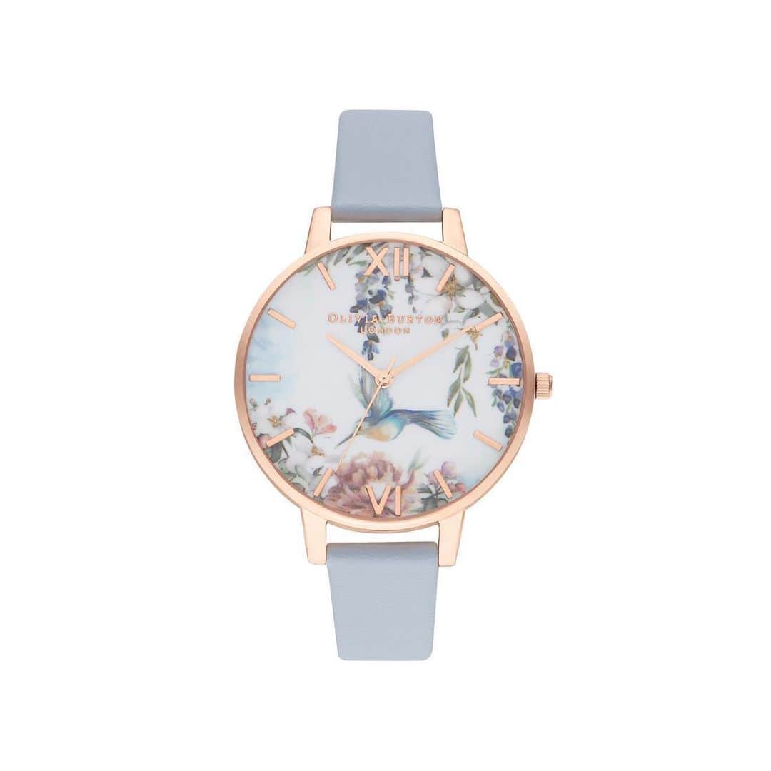Olivia Burtonさんのインスタグラム写真 - (Olivia BurtonInstagram)「Say hello to our Painterly Prints  Hummingbird watch 🎨 Every little detail has been hand-painted by our team of super talented designers at #OBHQ... it’s a little work of art for your wrist! 🌸🌿🐦💕 #MyOliviaBurton #Watercolour #Hummingbird」7月24日 2時10分 - oliviaburtonlondon