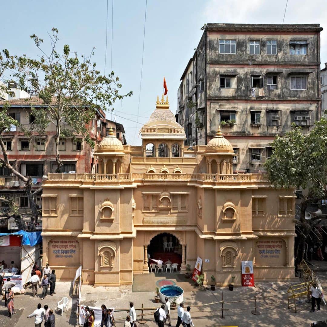 TED Talksのインスタグラム：「This community hall on the streets of Mumbai is made out of paper-mache and plaster. Thousands of people congregated inside for dinners, Bollywood films, and celebrations during the Ganesh festival. The hall was designed to be disassembled overnight when the 10-day festival concluded. Afterward, the street went back to normal with not a trace left behind (swipe left to see!). In his new TED Talk, architect Rahul Mehrotra explores the beauty and sustainability of buildings and cities that are not meant to last. “We are, as humans, obsessed with permanence,” Rahul says. “Are we really, in our cities, making permanent solutions for temporary problems?” To learn more about the value of impermanent architecture, watch his TED Talk at go.ted.com/temporarycity  Photo courtesy of Rahul Mehrotra」