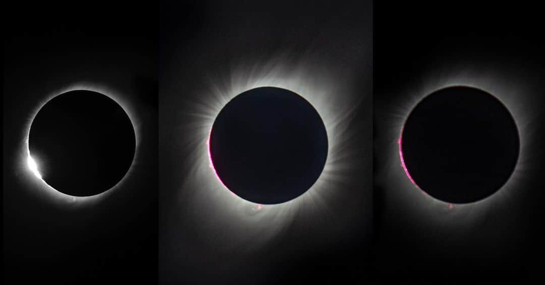 NASAさんのインスタグラム写真 - (NASAInstagram)「Total Solar Eclipse - July 2, 2019 —  The Moon is seen passing in front of the Sun during a total solar eclipse on Tuesday, July 2, 2019, directly over the National Science Foundation’s (@NSFgov) Cerro Tololo Inter-American Observatory. The observatory is located in the foothills of the Andes, 7,241 feet (2200 meters) above sea level in the Coquimbo Region of northern Chile. A total and partial solar eclipse was visible across parts of Chile and Argentina, while a partial eclipse was visible across much of South America.  Credit: NASA/Goddard/Rebecca Roth  #eclipsesolar2019 #eclipse2019 #eclipsetotal #NSFScience #NSF #science #sun #moon #earth #nasa #nasagoddard #photogarpher #eclipse #chile」7月24日 4時55分 - nasagoddard