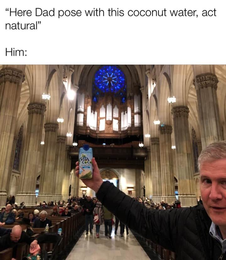 Vita Coco Coconut Waterのインスタグラム：「Omg Dad stop you're embarrassing me」
