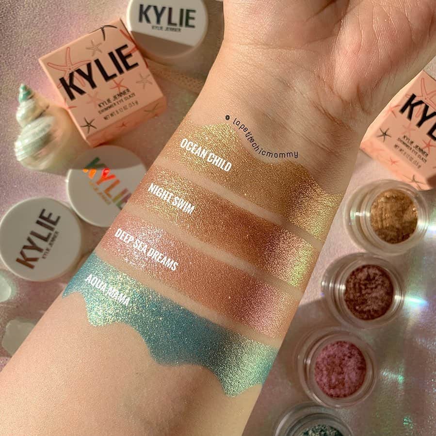 Kylie Cosmeticsさんのインスタグラム写真 - (Kylie CosmeticsInstagram)「beautiful Shimmer Eye Glaze swatches by @lapetitechicmommy✨ which shade is your favorite? 💕」7月24日 5時25分 - kyliecosmetics