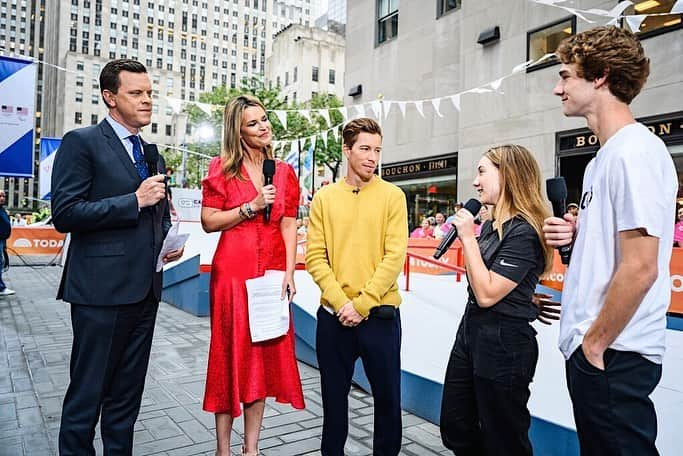 ショーン・ホワイトさんのインスタグラム写真 - (ショーン・ホワイトInstagram)「Amazing time in New York @thetodayshow 📷 @photonate」7月24日 7時53分 - shaunwhite