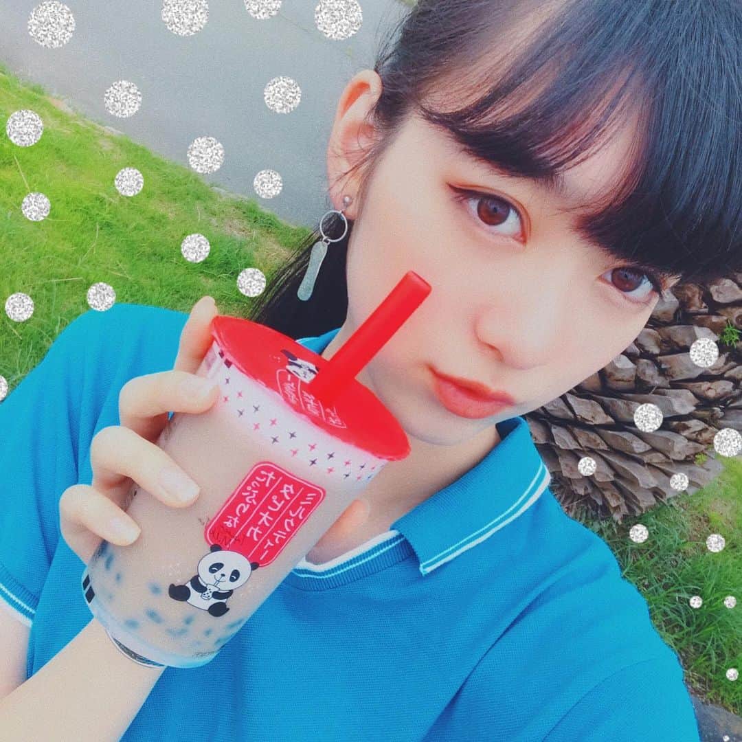 夏目璃乃さんのインスタグラム写真 - (夏目璃乃Instagram)「・ ・ ファミマのタピオカ︎🦋 ・ 数量限定だってさ。美味しかった〜！︎☺︎ ・ #夏目璃乃 #タピオカ #ファミリーマート #数量限定」7月24日 19時41分 - natsume_rino