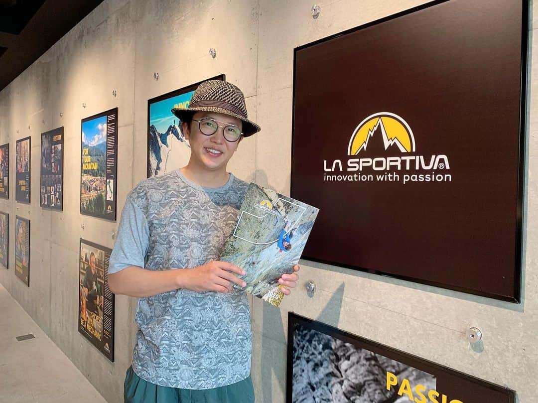 金子貴俊のインスタグラム：「今日は登山、クライミング、トレイルランニングなどのシューズブランド「#スポルティバ」さんの展示会にお邪魔してきました！！ 数々のトレイルレースで優勝している#望月将悟 選手とお話しする事が出来まして、とても素敵な方でカッコよかったー(^^)山への愛が凄い伝わってきました。 また、新しいシューズは本当に魅力的なカラーリングで どれも素敵でした(^^)あー、もう山に行きたい！！梅雨も明けるし、この夏、登山に行きたいなぁー！  #登山#アウトドア#アウトドアライフ#outdoor#outdoorlife #lasportiva #トレイルランニング #trailrunning #trekking#クライミング#climbing#ボルダリング#bouldering#金子貴俊 #takatoshikaneko#mountain #mountains」