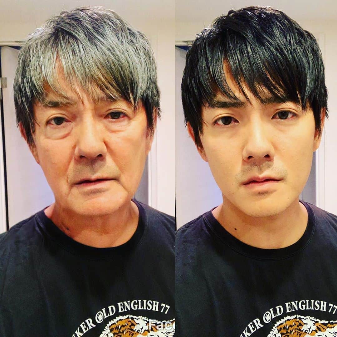 長田成哉のインスタグラム：「髭生えた爺さんが良いんだけどなぁ。。 髭薄いんだよなぁ俺。笑」